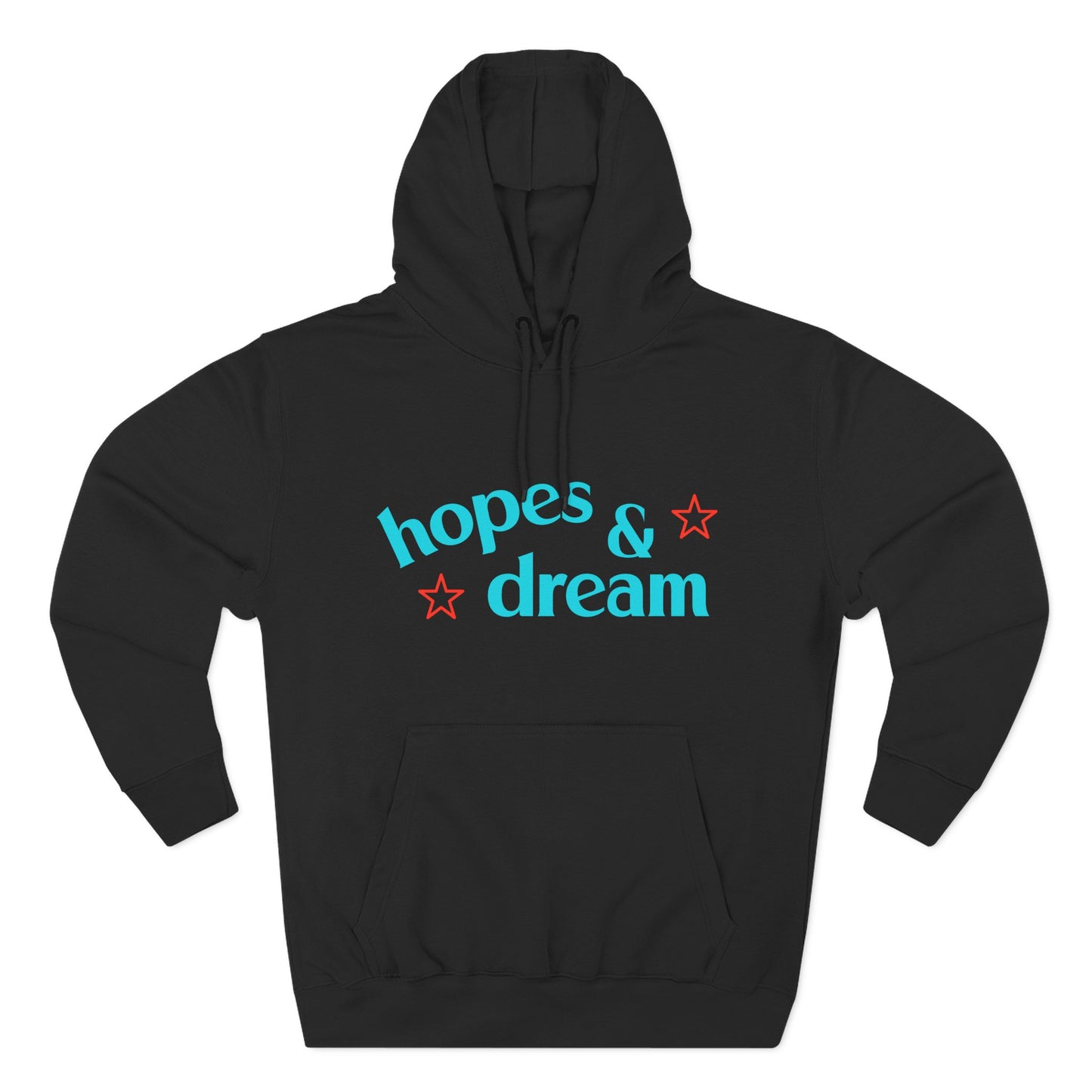Hopes & Dreams Star Three-Panel Fleece Hoodie - snazzymerch
