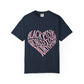 Born Pink Heart Typography – Dyed T-shirt Printify