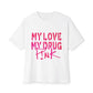 Love & Energy Unisex Oversized Boxy Tee - snazzymerch
