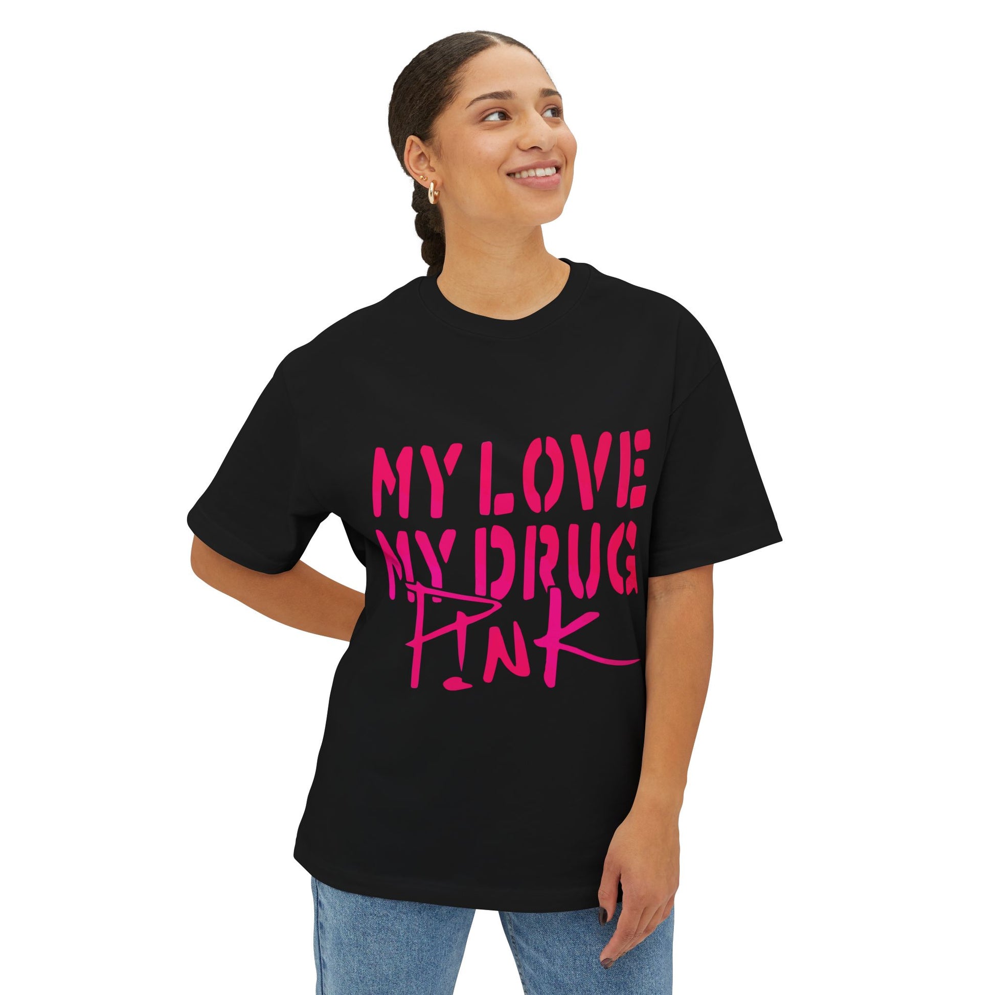 Love & Energy Unisex Oversized Boxy Tee - snazzymerch