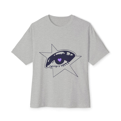 Purple Starry Eye-Oversized Tee Printify