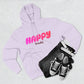 Happy Times Gradient Three-Panel Fleece Hoodie - snazzymerch