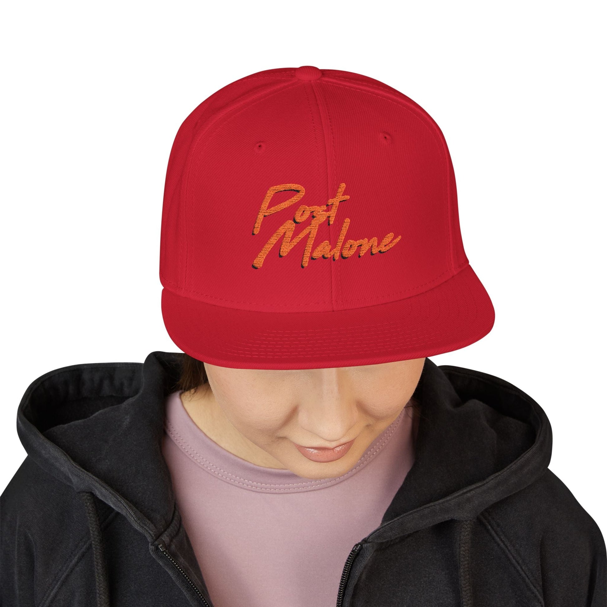 Snapback (Embroidery) – Post Melone Name Design Printify
