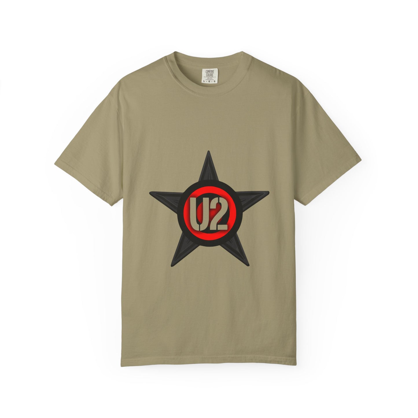 Retro Star Emblem Unisex Garment-Dyed T-shirt - snazzymerch