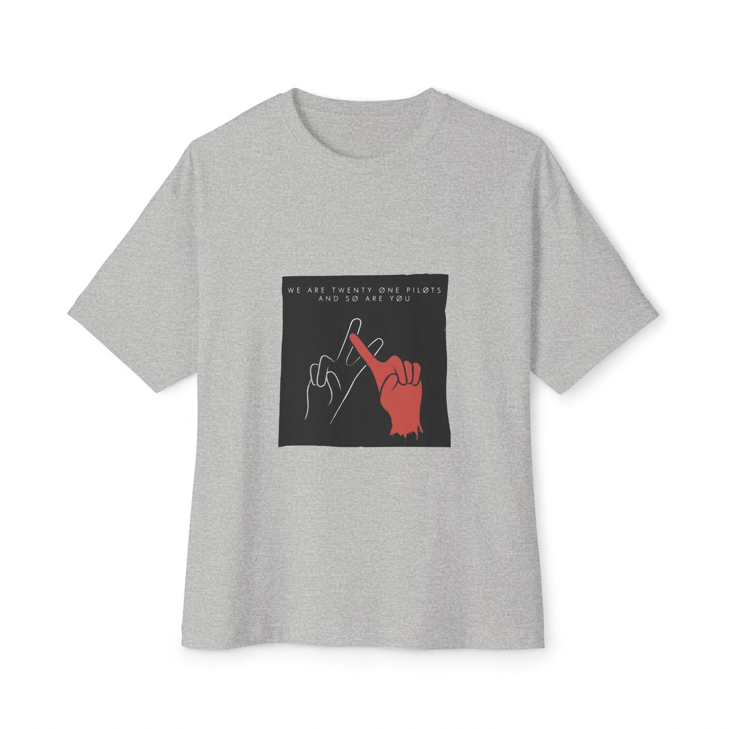 Unity Signal Unisex Oversized Boxy Tee - snazzymerch