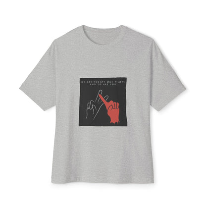 Unity Signal Unisex Oversized Boxy Tee - snazzymerch