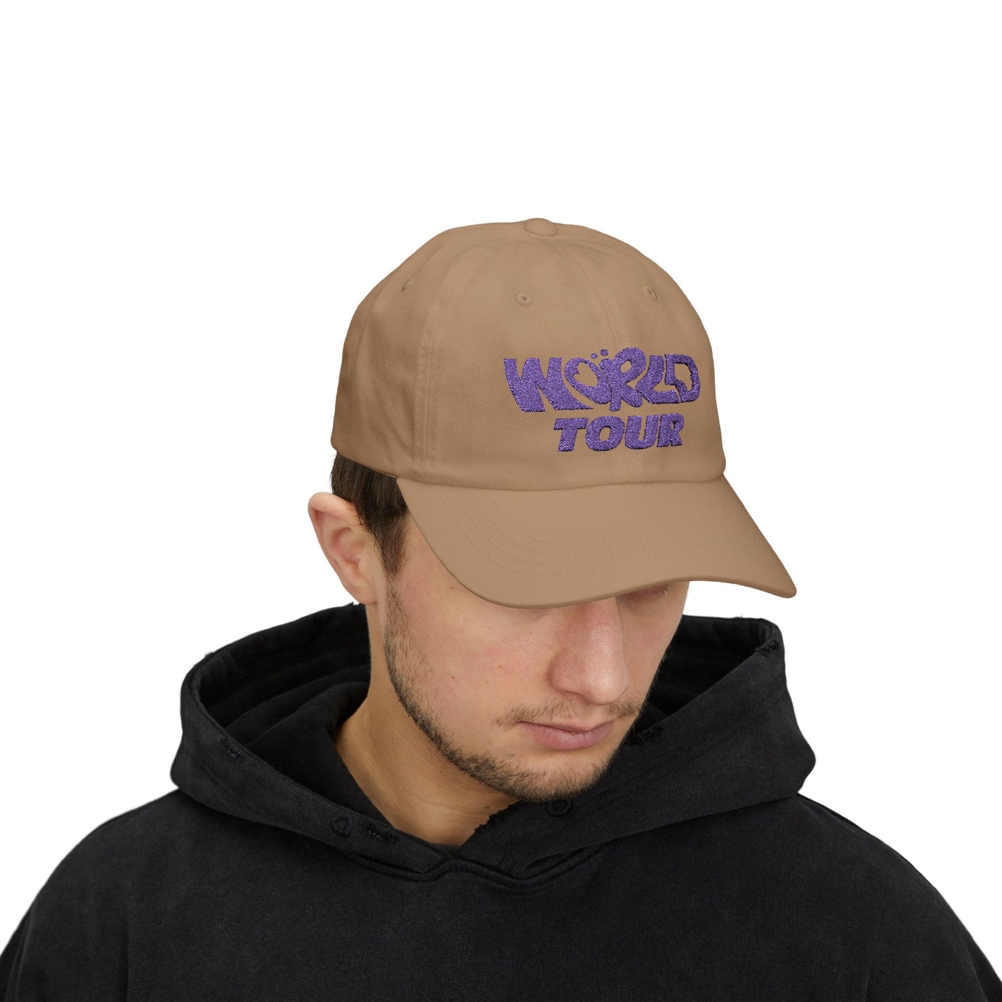 World Tour Bubble Letter Classic Dad Cap Printify