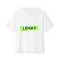 Live Lenny Pop Unisex Oversized Boxy tee Printify