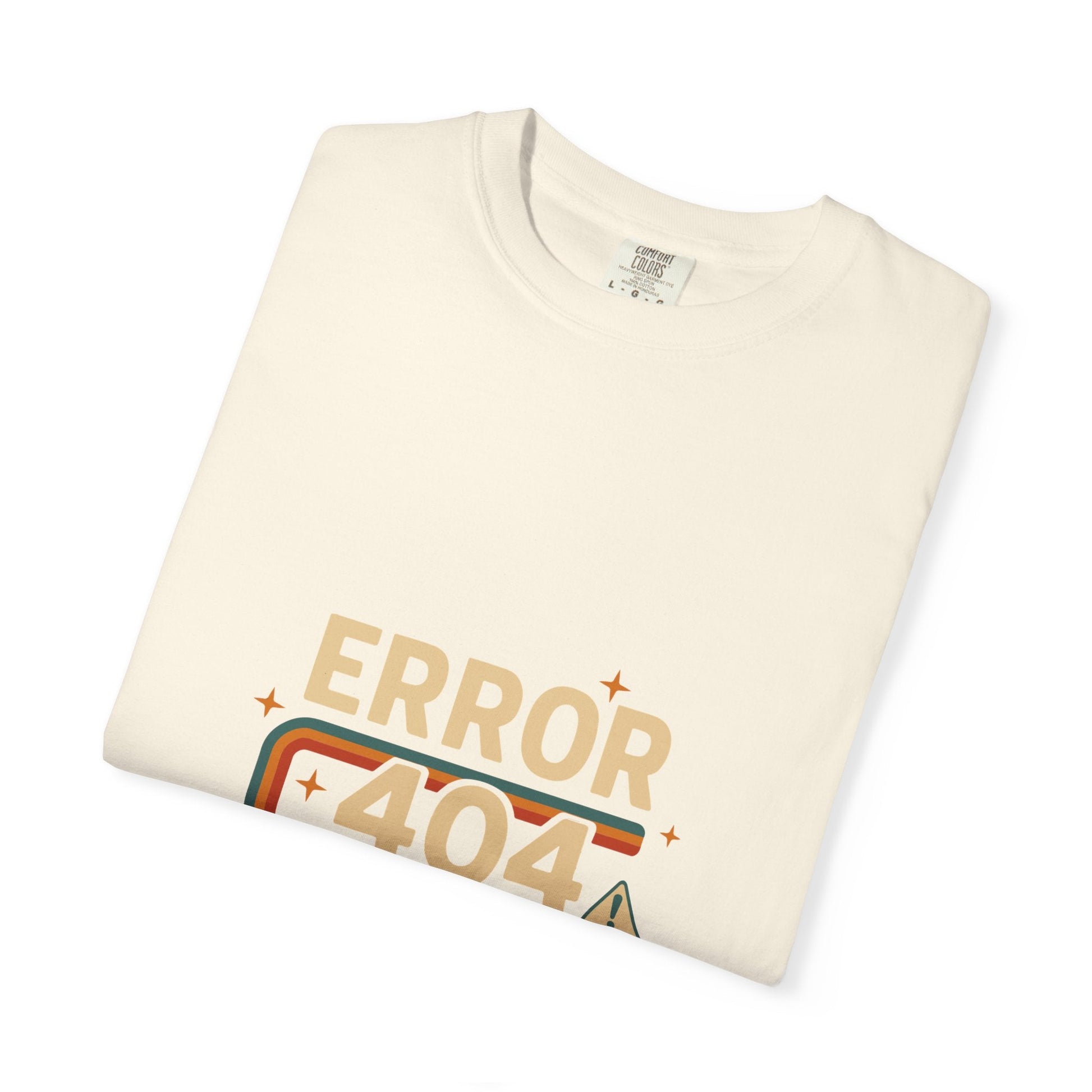 Unisex Garment-Dyed T-shirt – Snazzy Error 404 Edition Printify