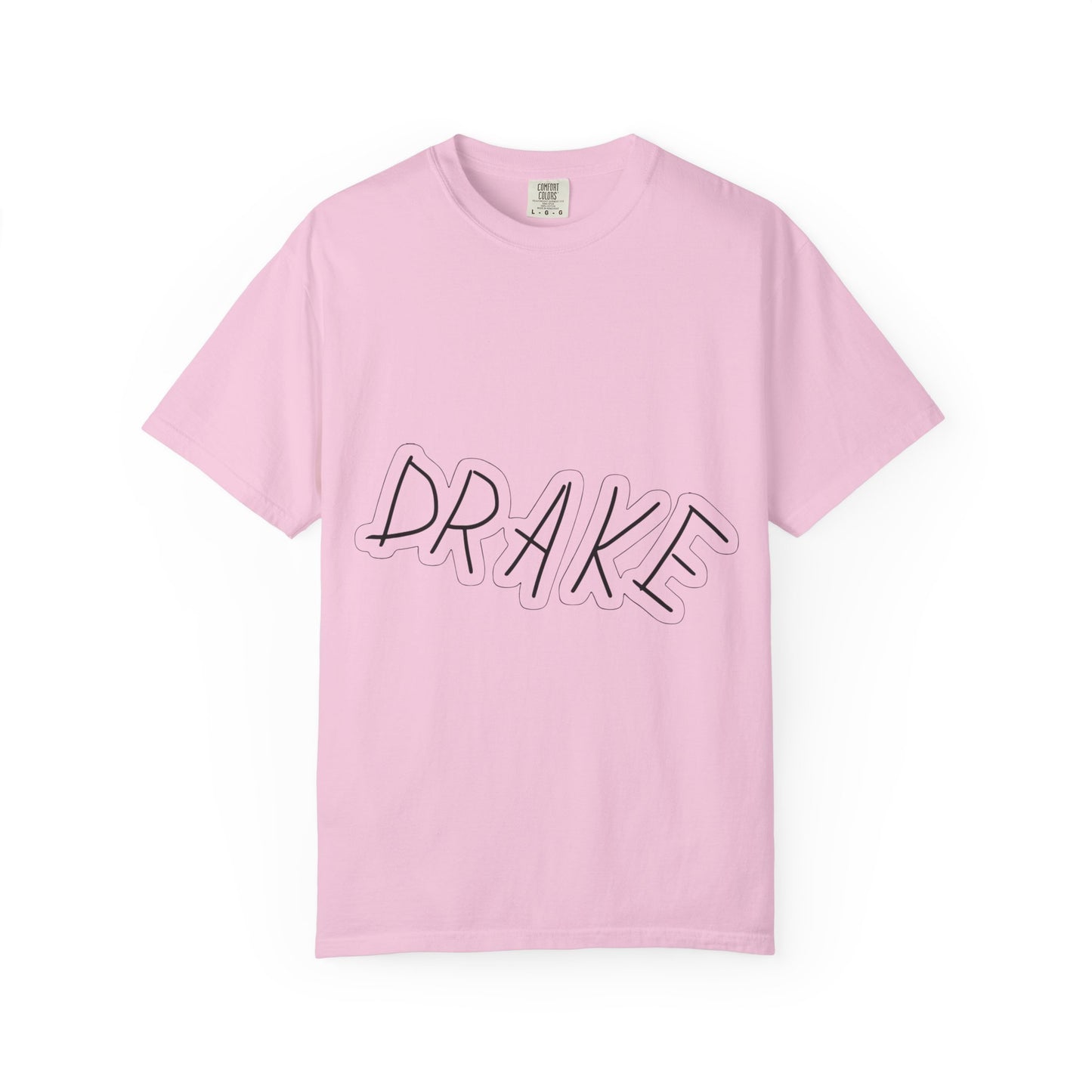 Dra-ke Graffiti Script Dyed Tshirt Printify