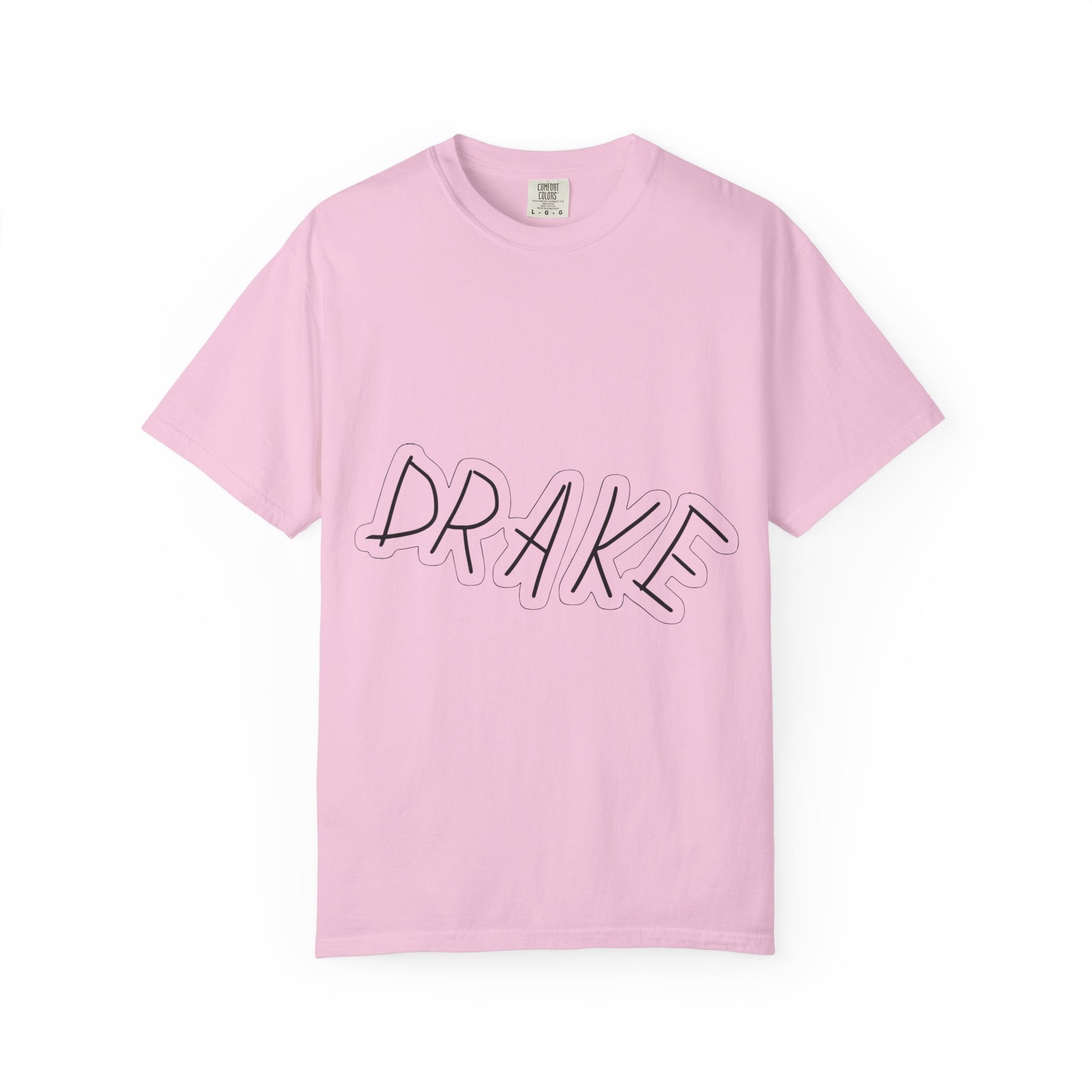 Dra-ke Graffiti Script Dyed Tshirt Printify