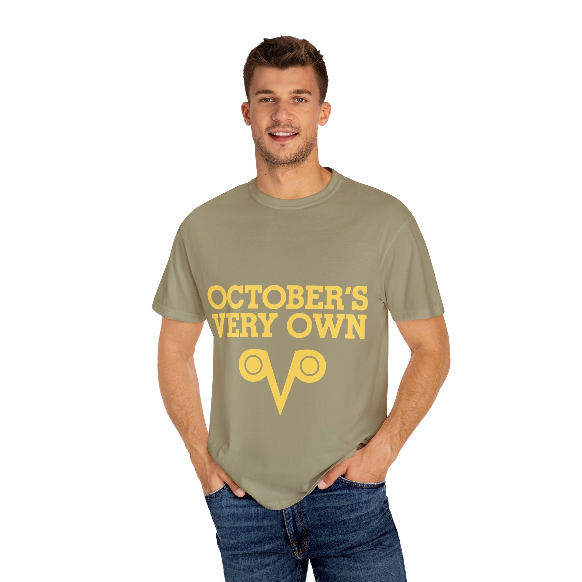 October’s Very Own Bold Logo Dyed Tshirt Printify