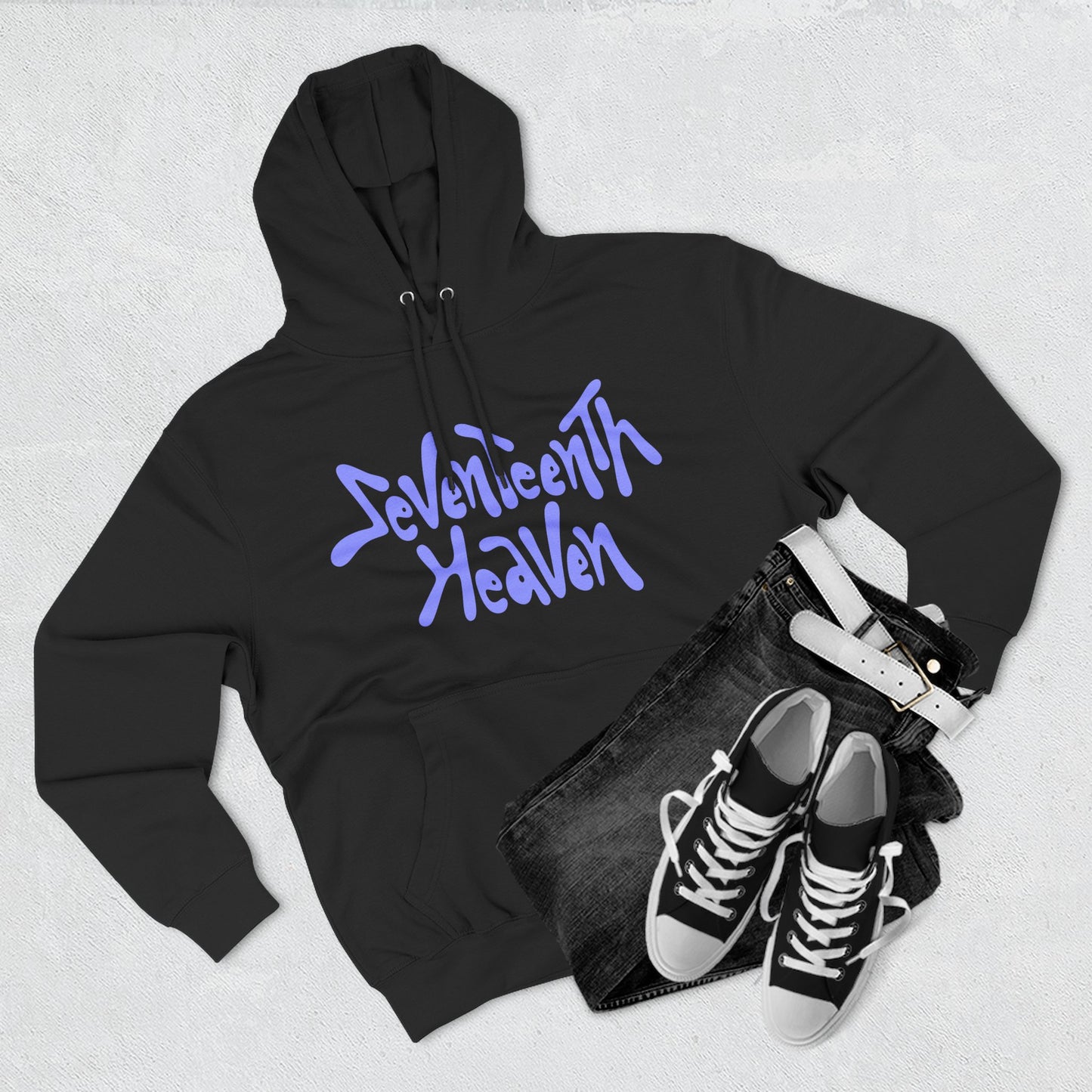 Seventeenth Heaven Three-Panel Fleece Hoodie - snazzymerch