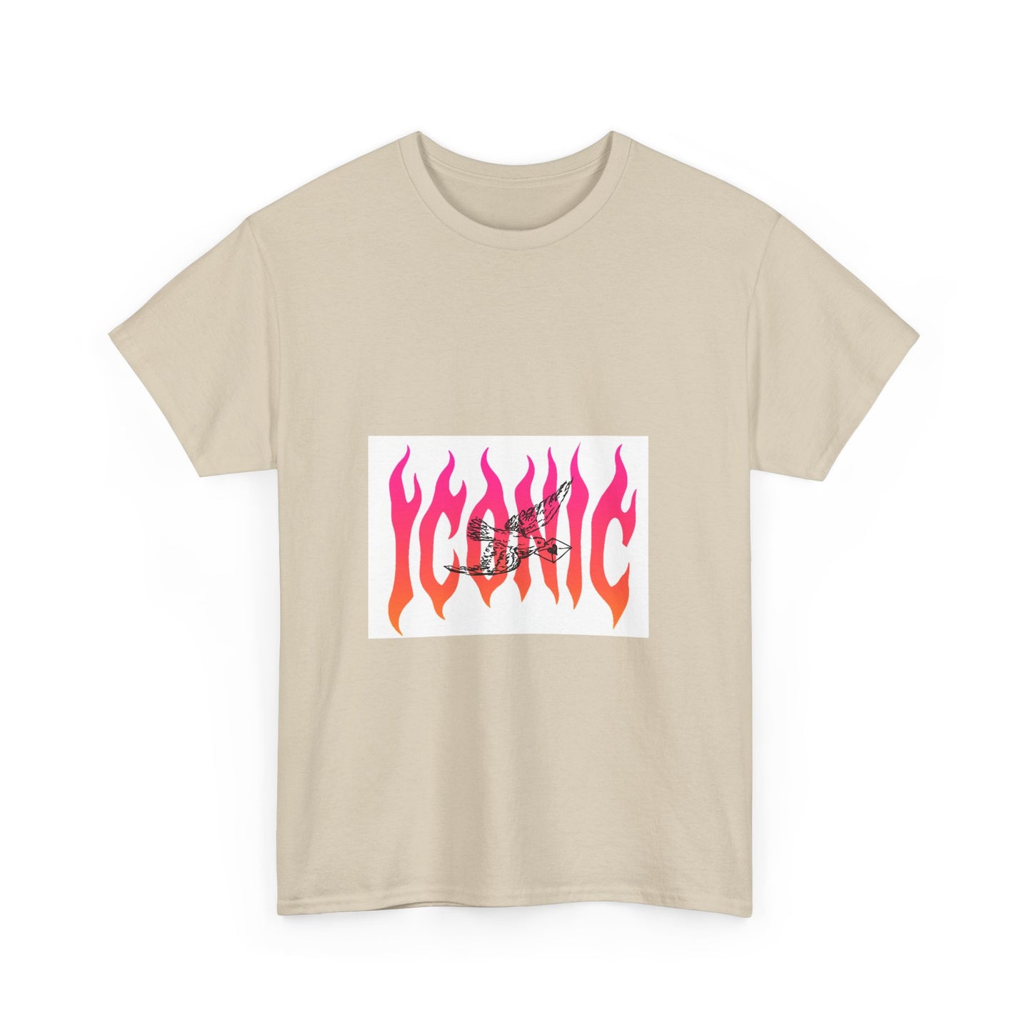 Flame Flight Iconic Unisex Heavy cotton tee Printify