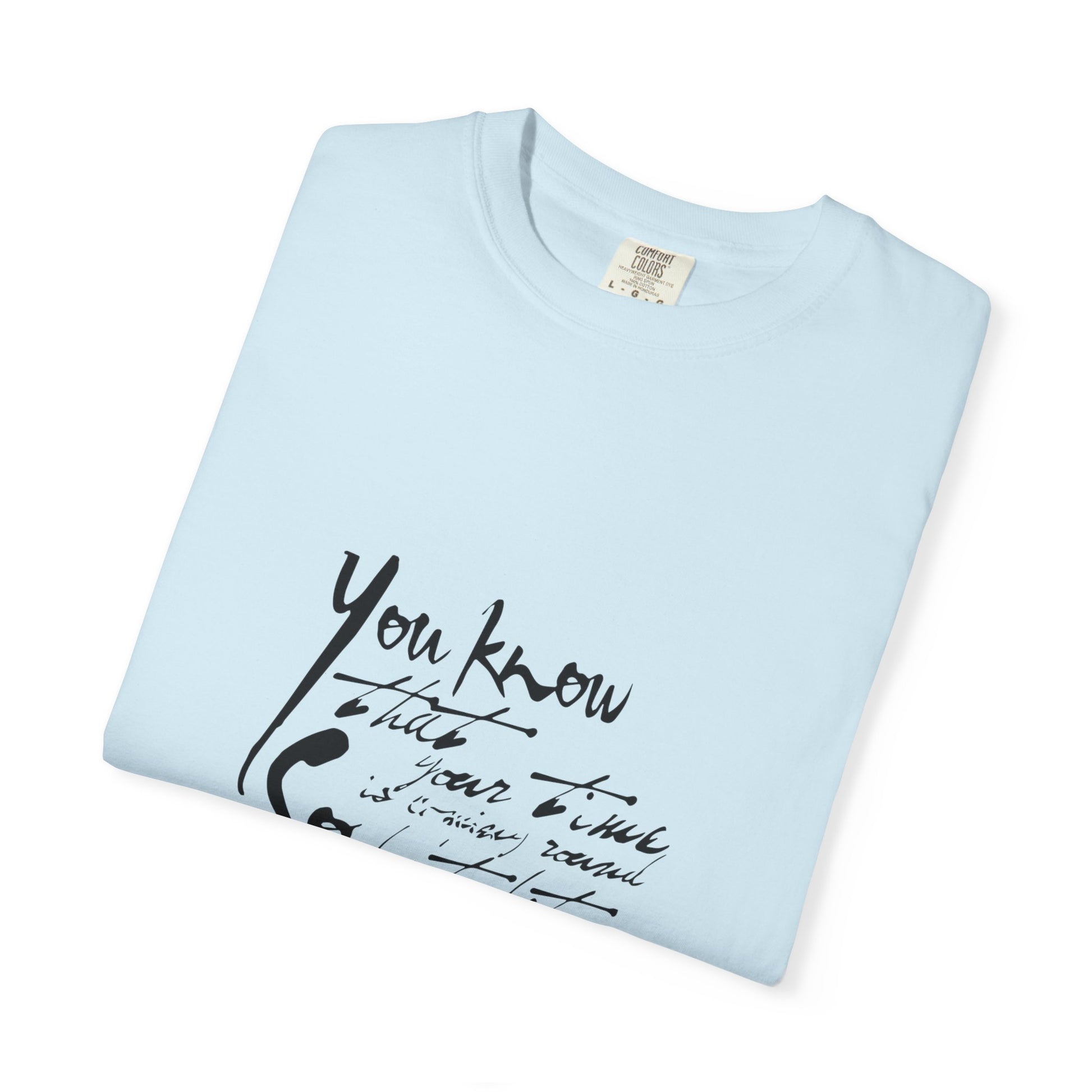 Bold Outline Logo Unisex Garment-Dyed T-shirt - snazzymerch