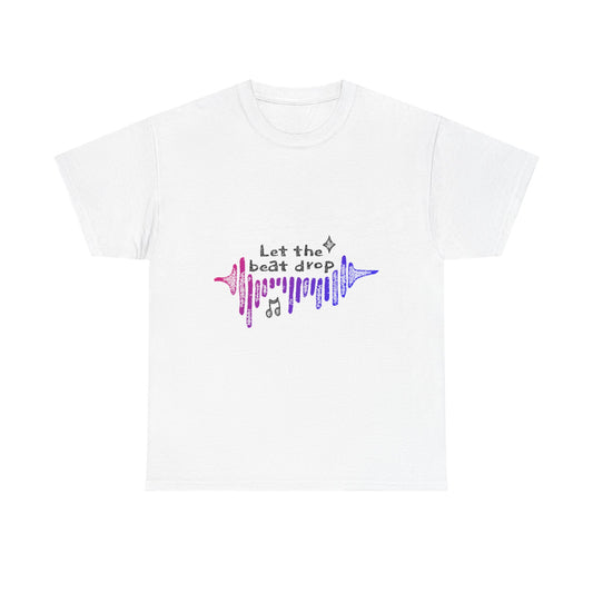Bold Beats Visualizer Unisex Heavy cotton tee Printify