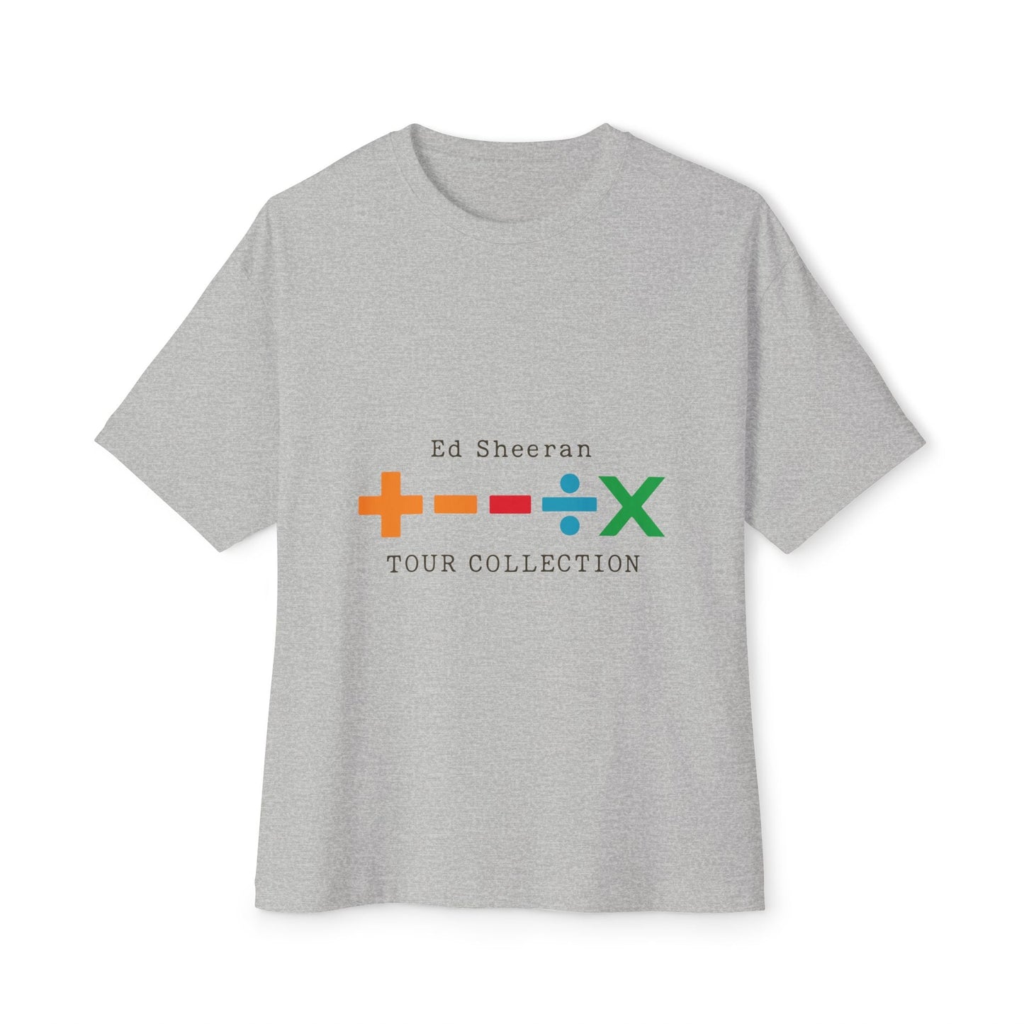 Unisex Oversized Boxy Tee – Ed Sheeran Edition Printify