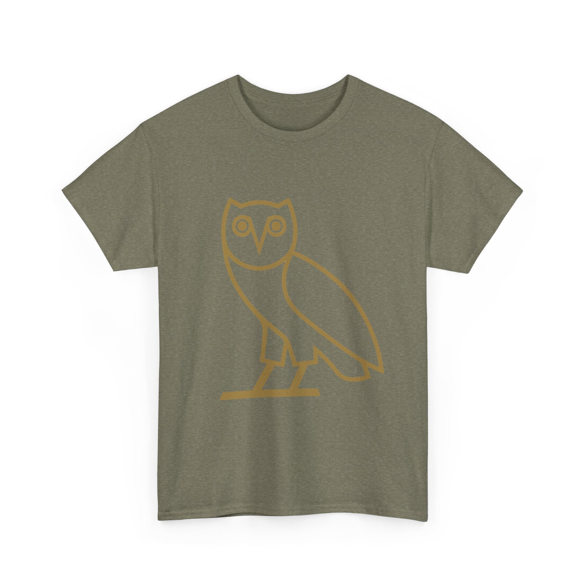 Classic Owl Heavy Cotton Tee Printify