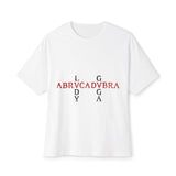 ABRVCADVRA Gothic Spell-Unisex Oversized Tee Printify