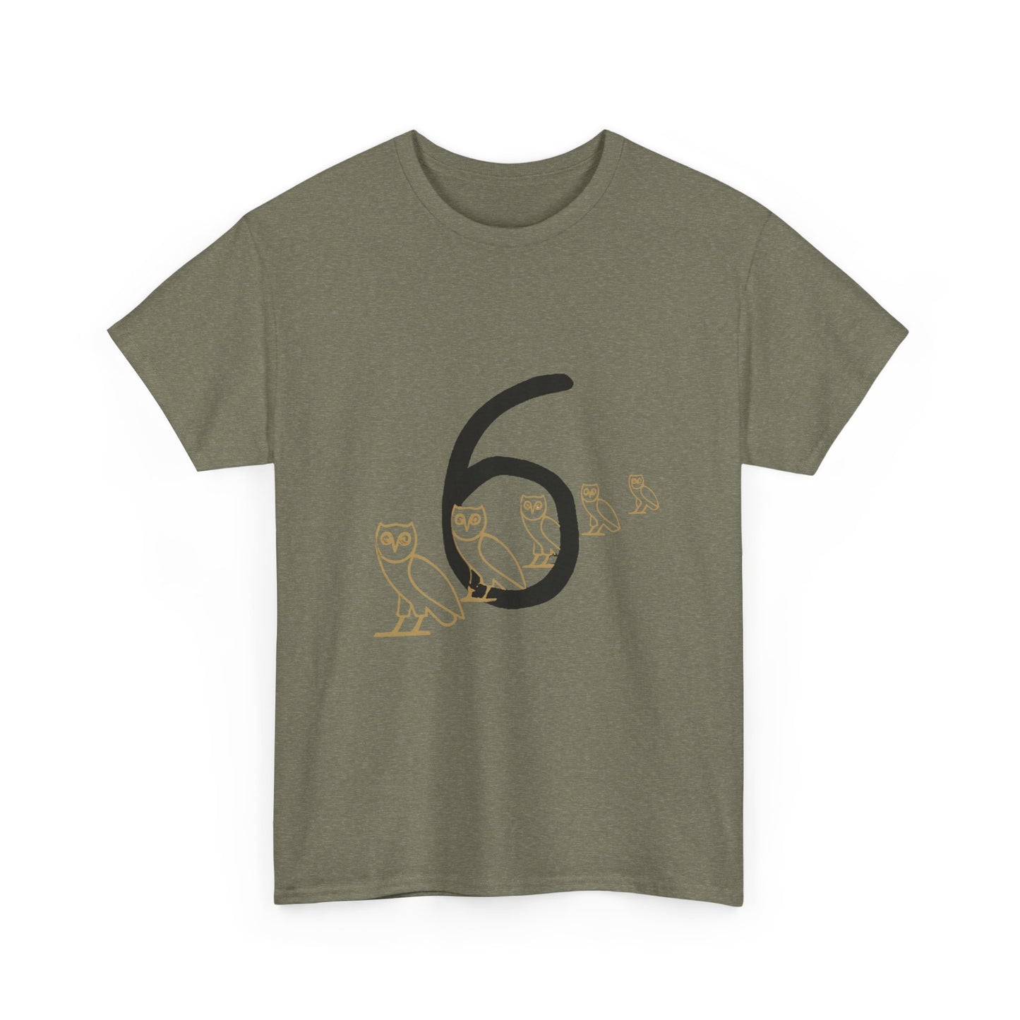 OVO Owl Evolution Heavy Cotton Tee Printify