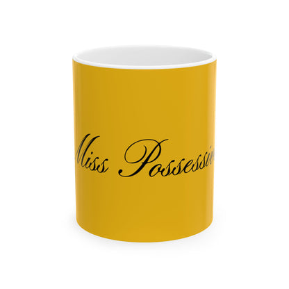 Minimalist Monochrome Ceramic Mug, (11oz, 15oz) - snazzymerch