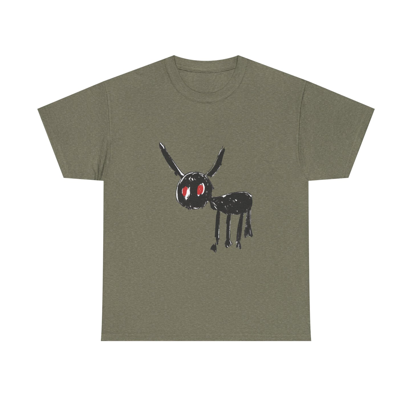 Demon Sketch Heavy Cotton Tee Printify