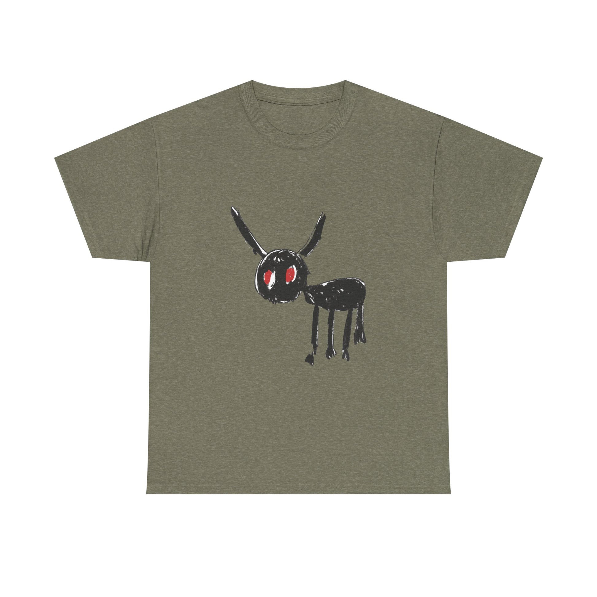Demon Sketch Heavy Cotton Tee Printify