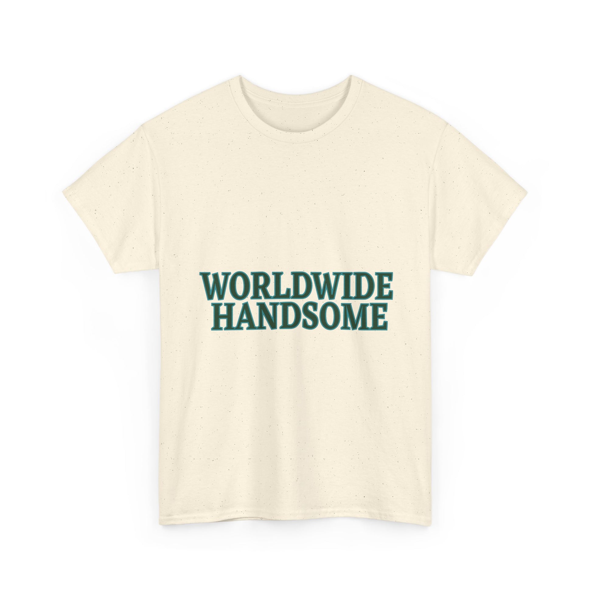 Global Handsome Typography Unisex Heavy Cotton Tee - snazzymerch
