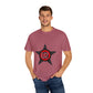 Retro Star Emblem Unisex Garment-Dyed T-shirt - snazzymerch