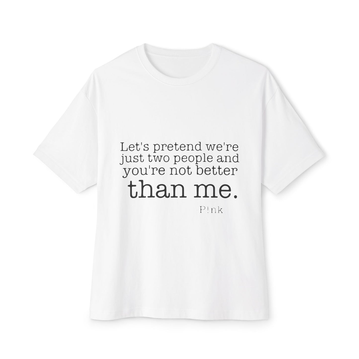 Strong & Brave Unisex Oversized Boxy Tee - snazzymerch