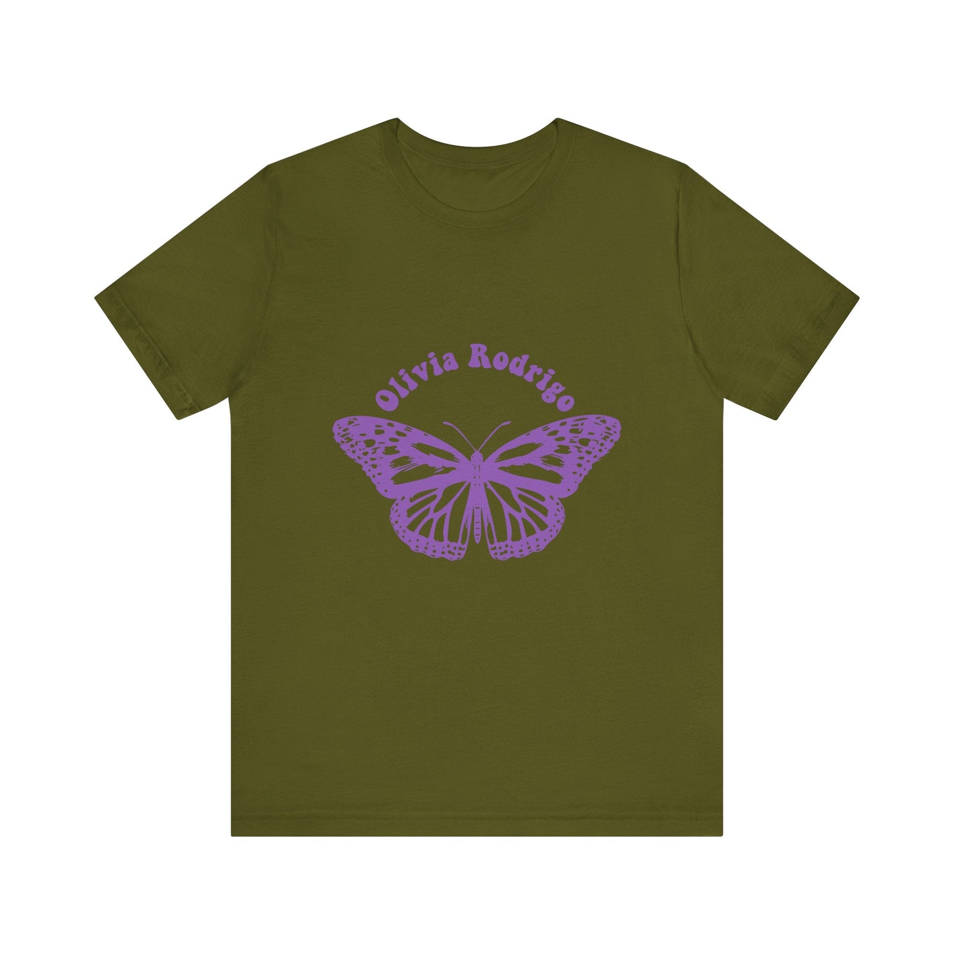 Olivia Rodrigo Unisex Jersey Short Sleeve Tee - With Butterfly Printify