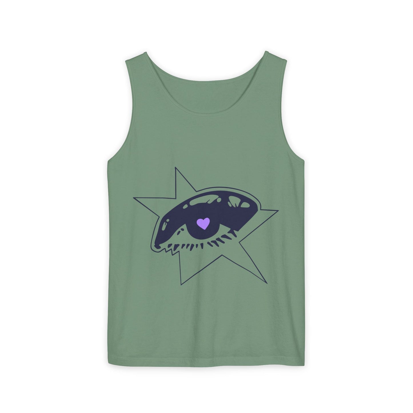 Purple Starry Eye-Dyed Tank Top Printify