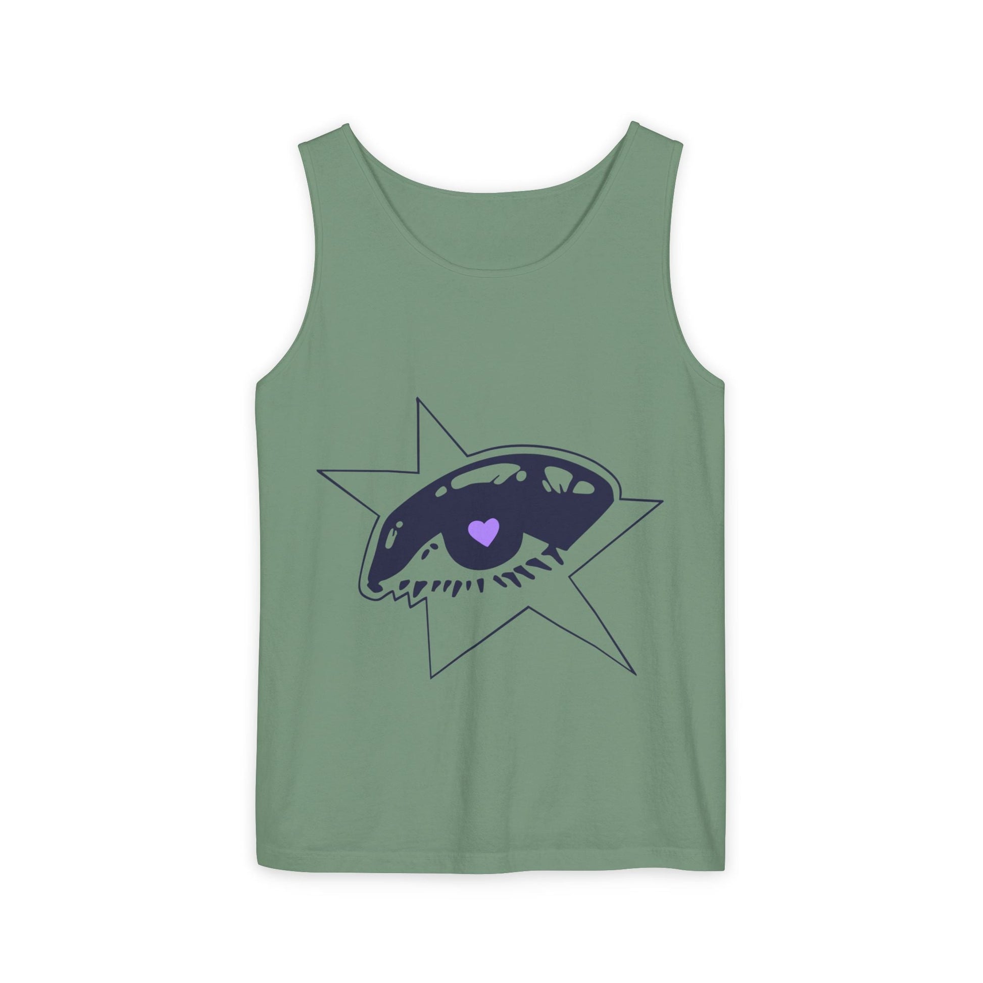 Purple Starry Eye-Dyed Tank Top Printify