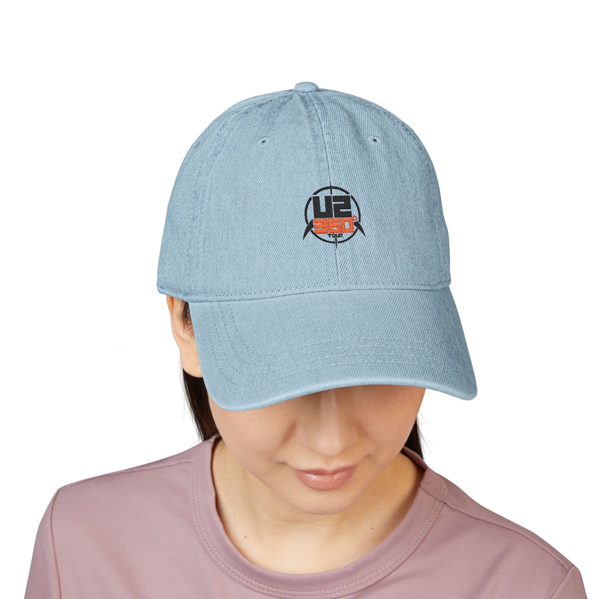 Tree Silhouette Denim Hat (Embroidery) - snazzymerch