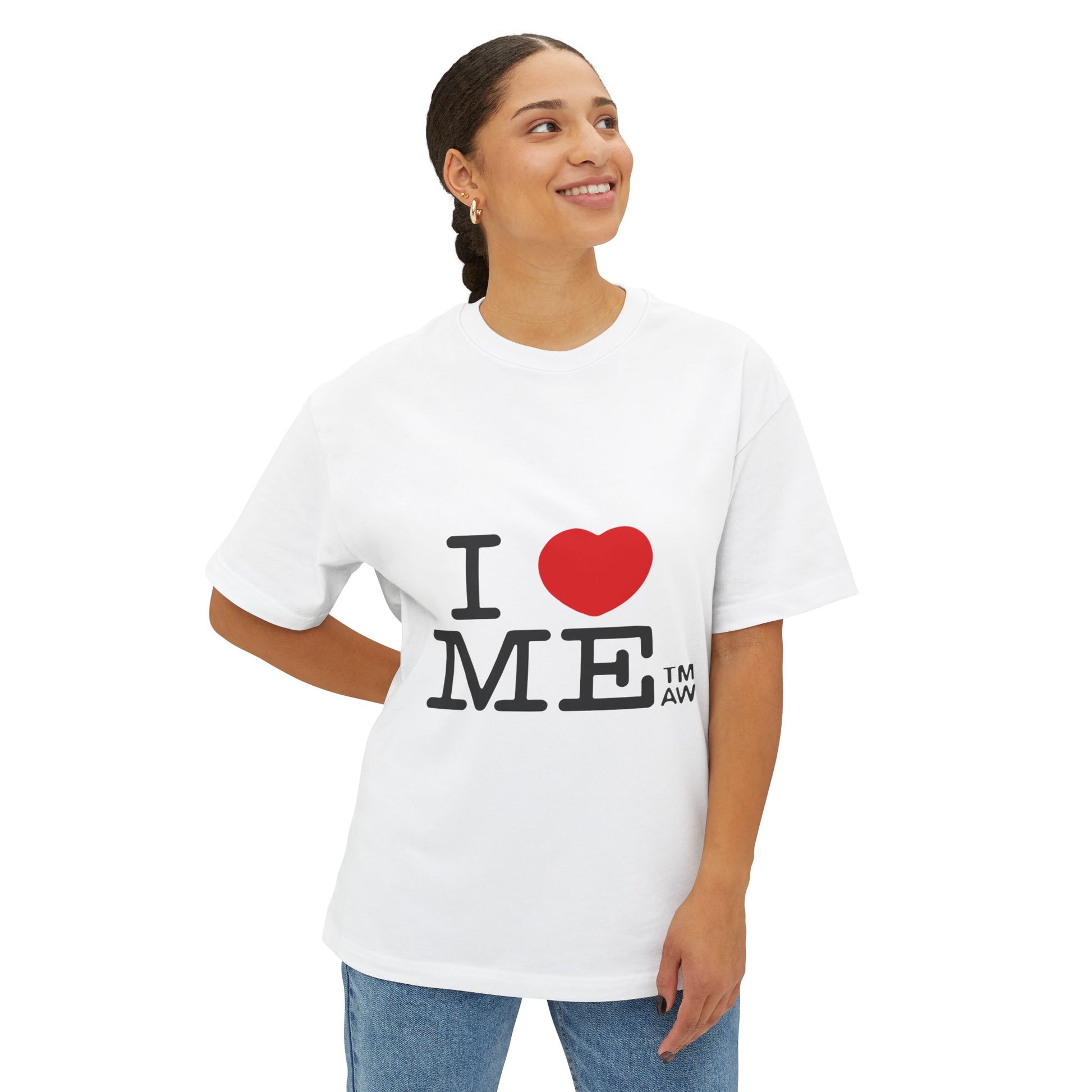 Clean Block Unisex Oversized Boxy Tee - snazzymerch