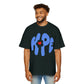 Heart of Hope Retro Men's Heavy Oversized Tee - snazzymerch