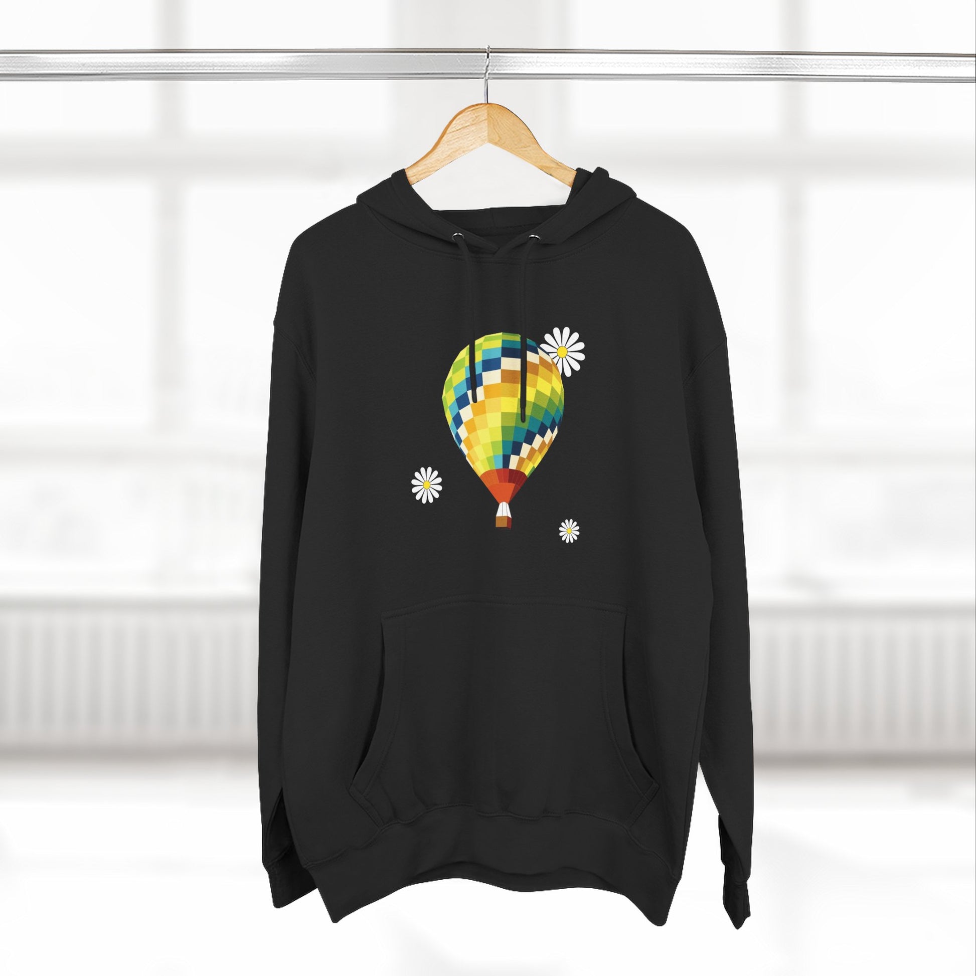 Dream Balloon GraphicThree-Panel Fleece Hoodie - snazzymerch