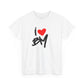 Sketch Love Groove Unisex Heavy cotton Tee Printify