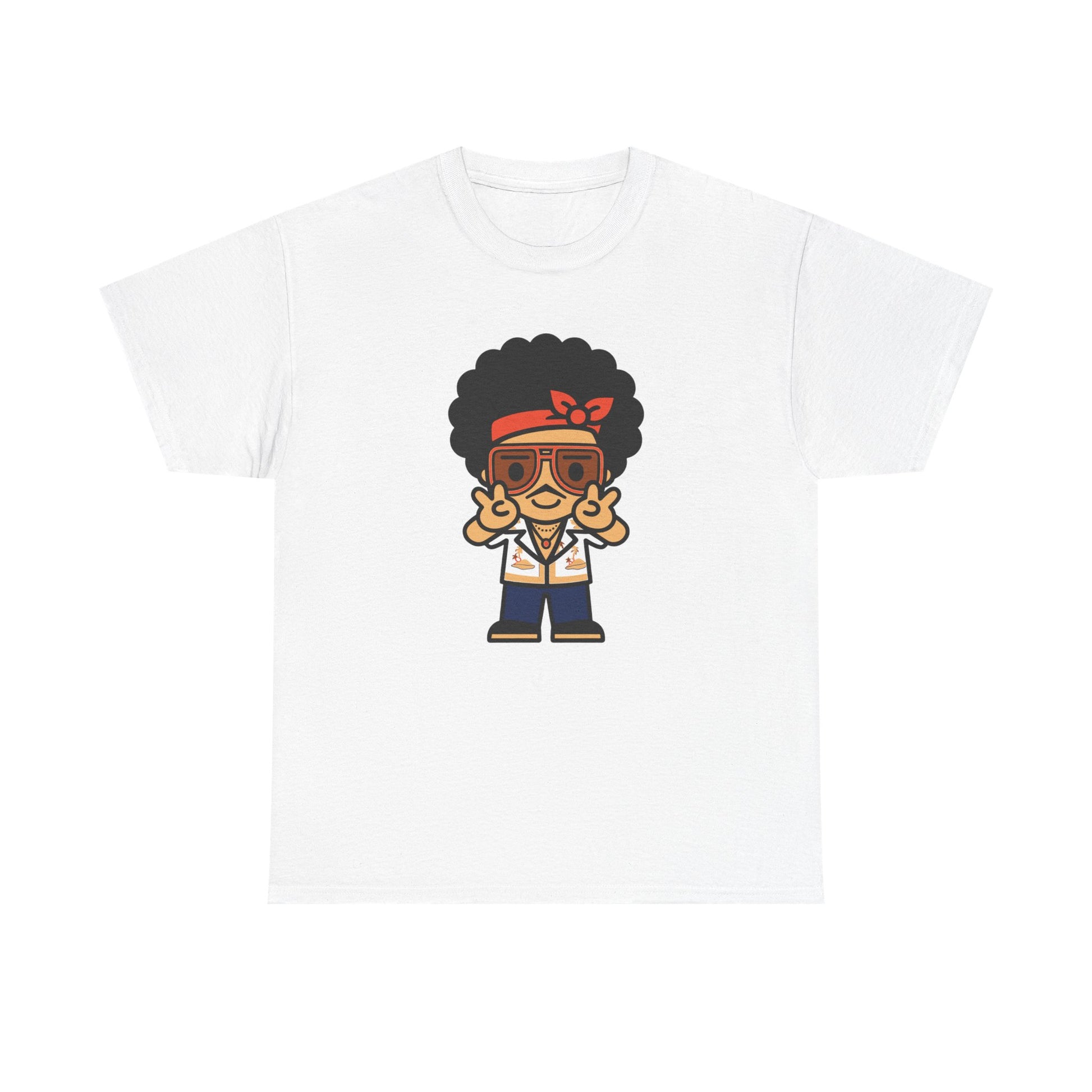 Afro Disco Mood Unisex Heavy cotton Tee Printify