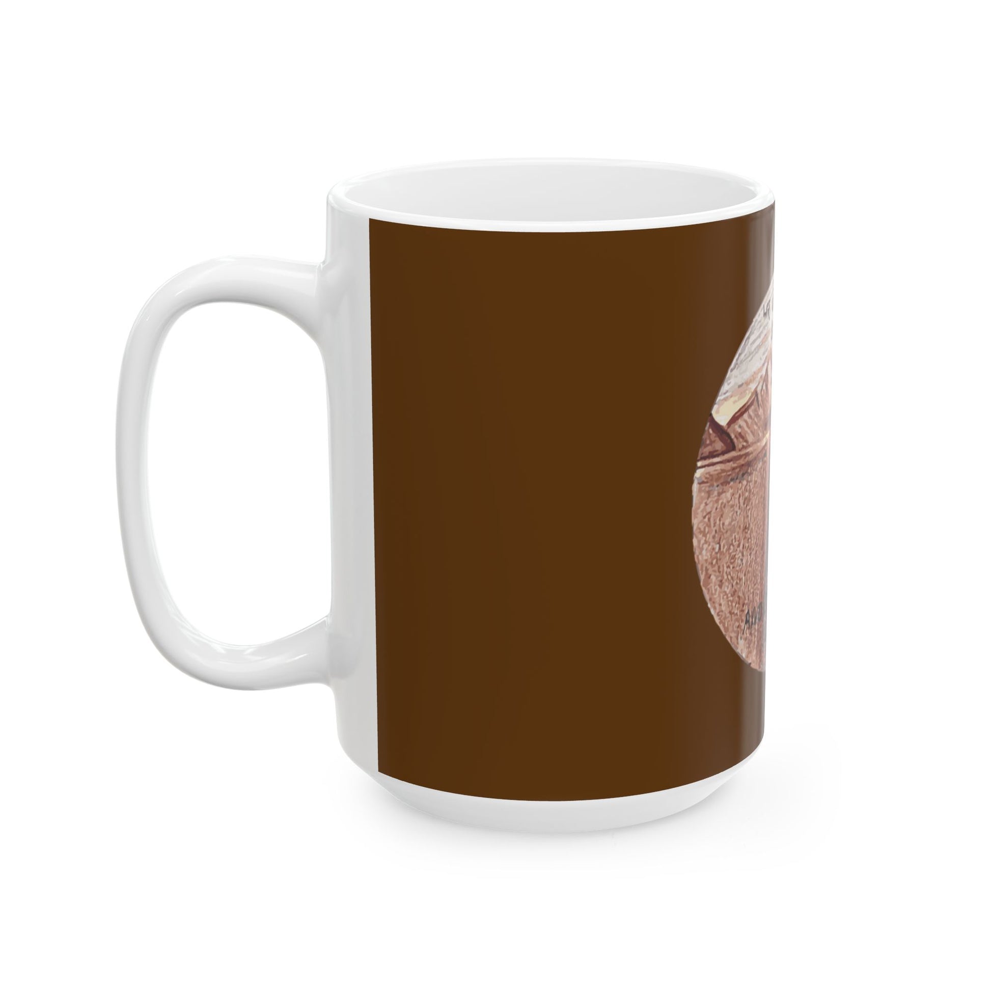 Hand-Drawn Desert Ceramic Mug, (11oz, 15oz) - snazzymerch