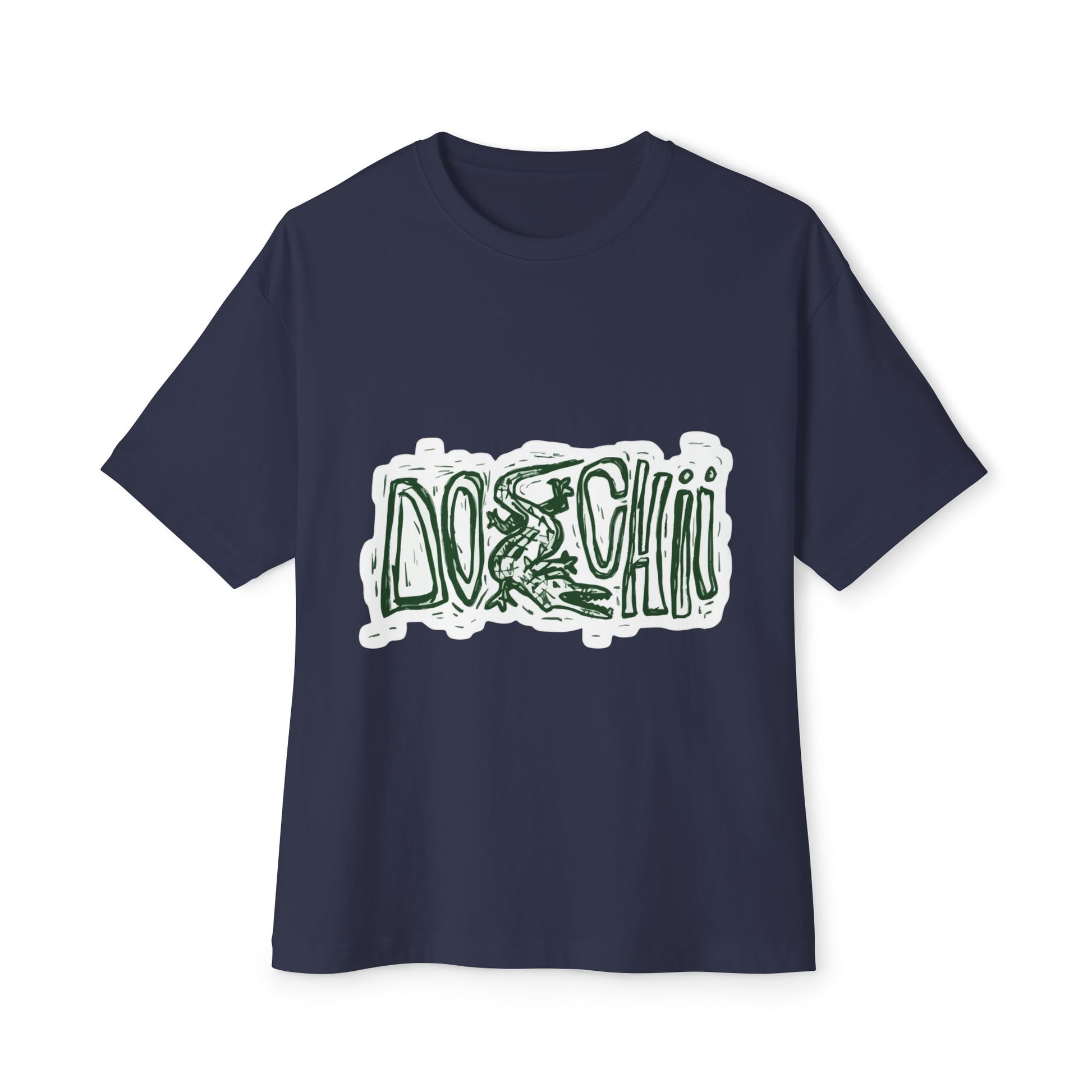 Lizard Lettering Unisex Oversized Boxy Tee - snazzymerch