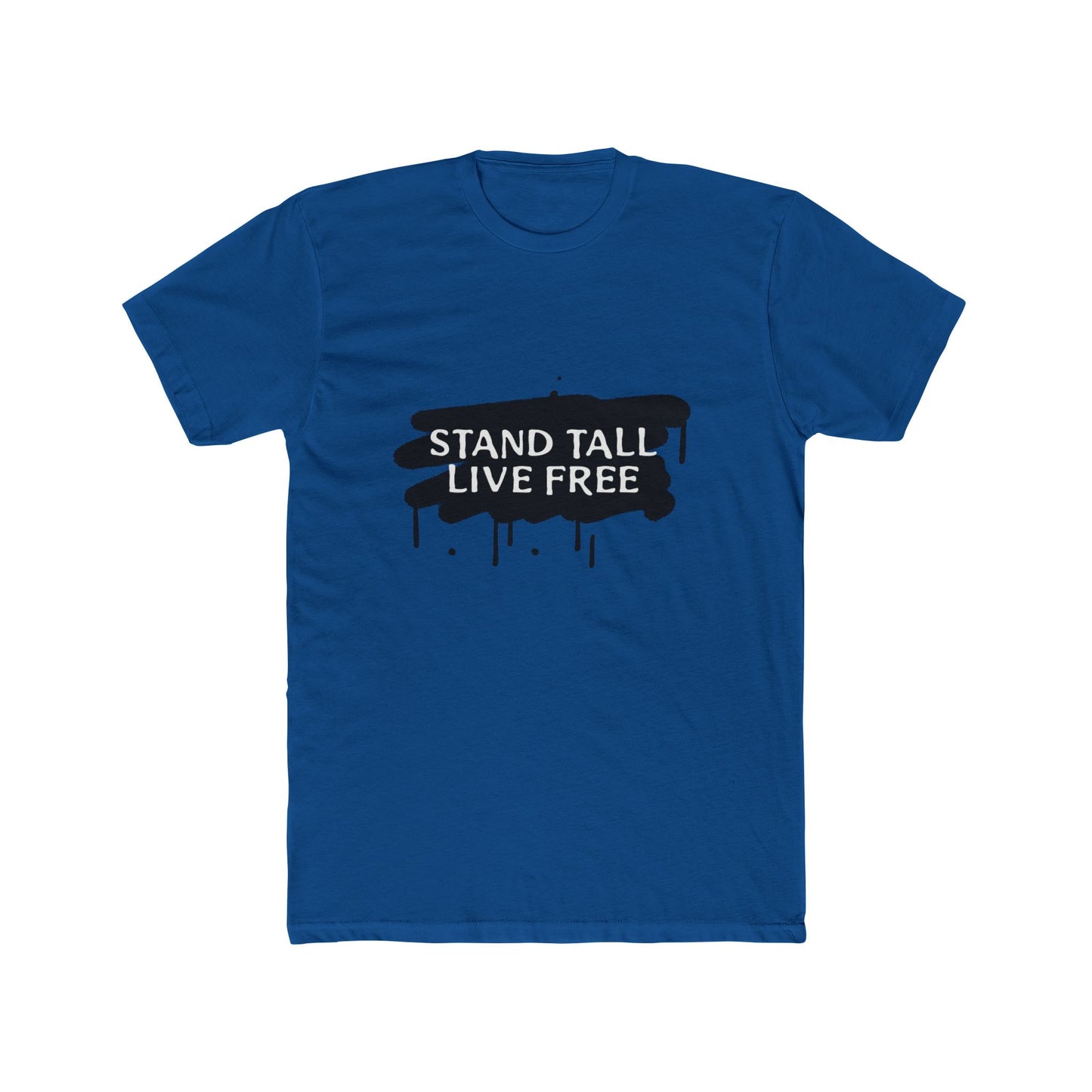 Stand Tall Live Free Unisex Cotton Tee - snazzymerch