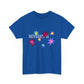 Rainbow Spark Burst Unisex Heavy Cotton Tee - snazzymerch