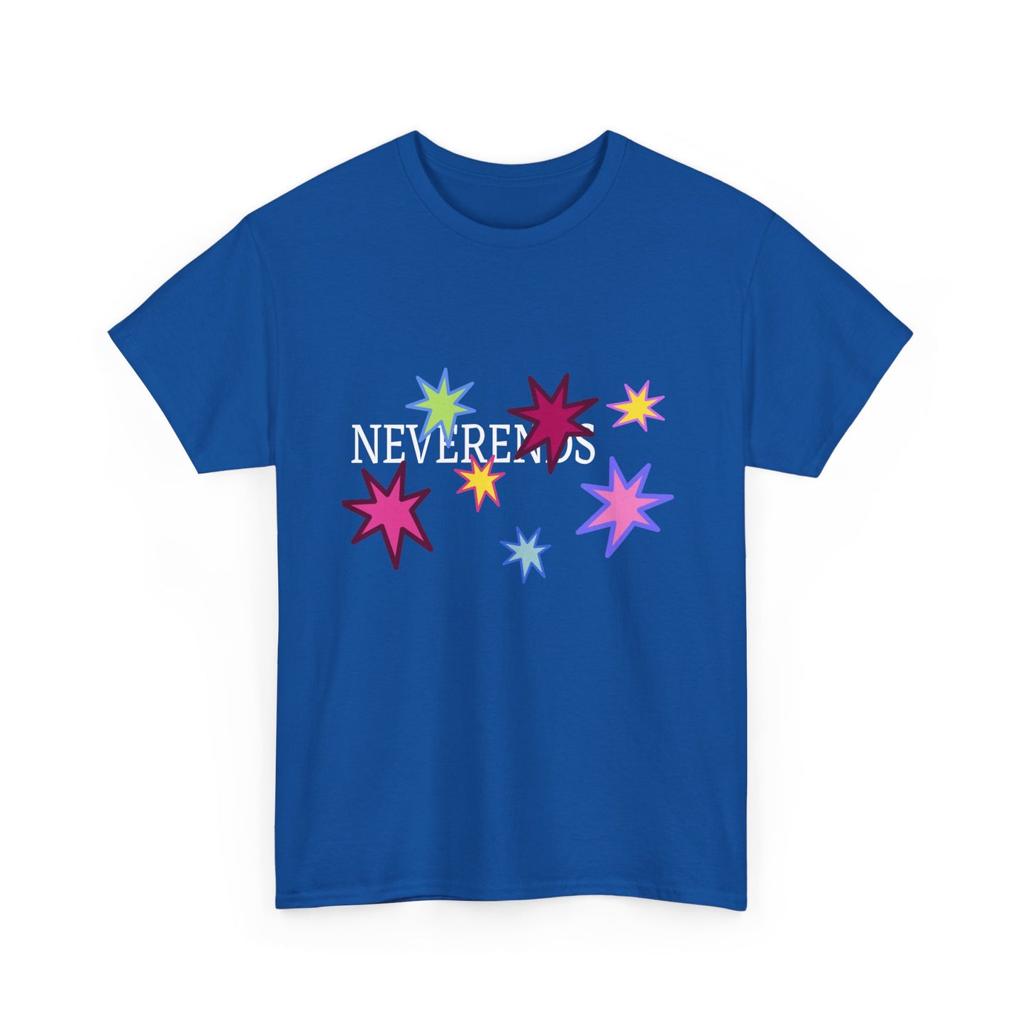 Rainbow Spark Burst Unisex Heavy Cotton Tee - snazzymerch
