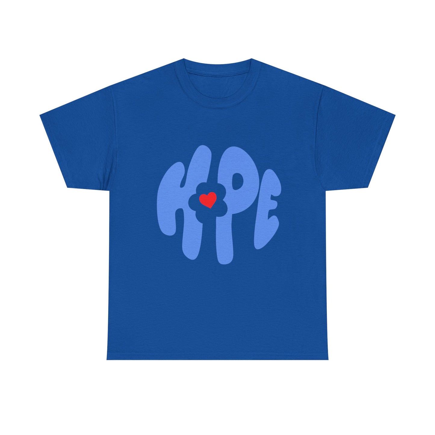 Heart of Hope Retro Unisex Heavy Cotton Tee - snazzymerch