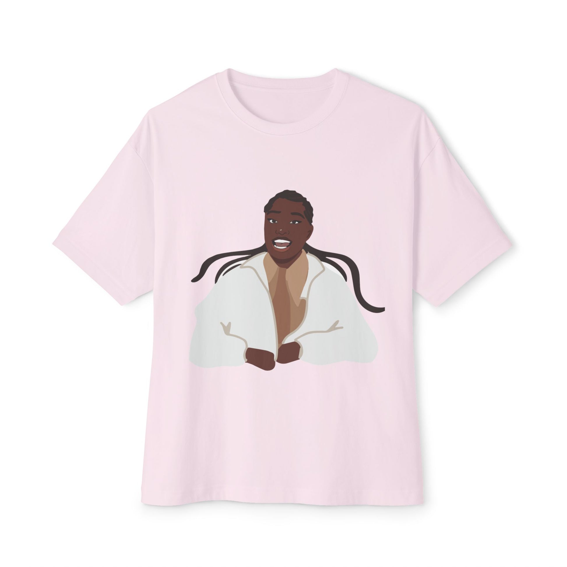 Vector Portrait Unisex Oversized Boxy Tee - snazzymerch