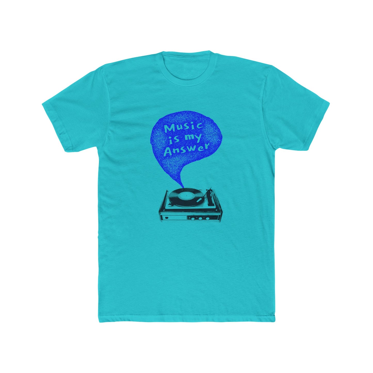 Music Is My Answer Unisex Cotton Tee - snazzymerch