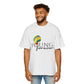 Sky Journey Balloon Men's Heavy Oversized Tee - snazzymerch