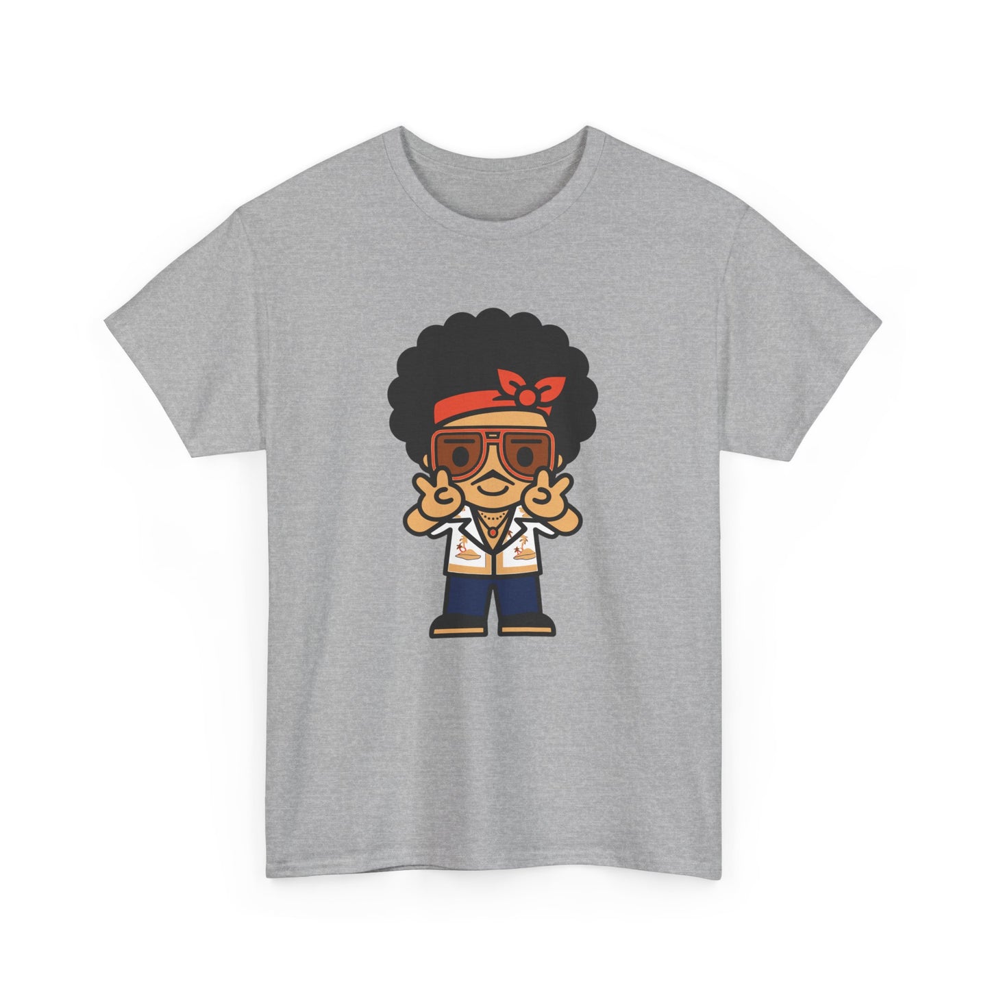 Afro Disco Mood Unisex Heavy cotton Tee Printify
