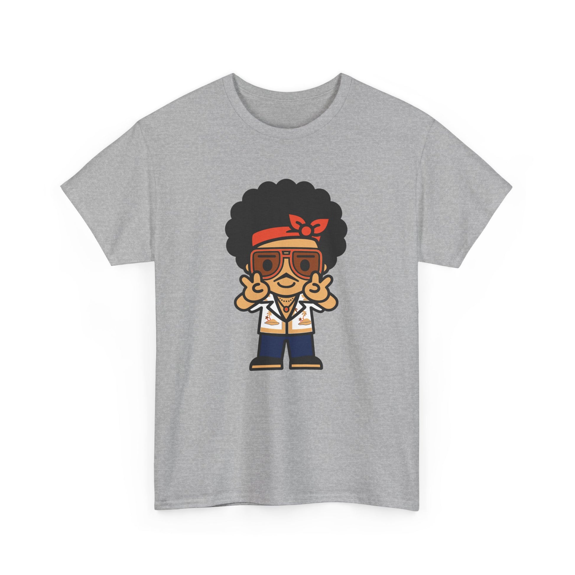 Afro Disco Mood Unisex Heavy cotton Tee Printify